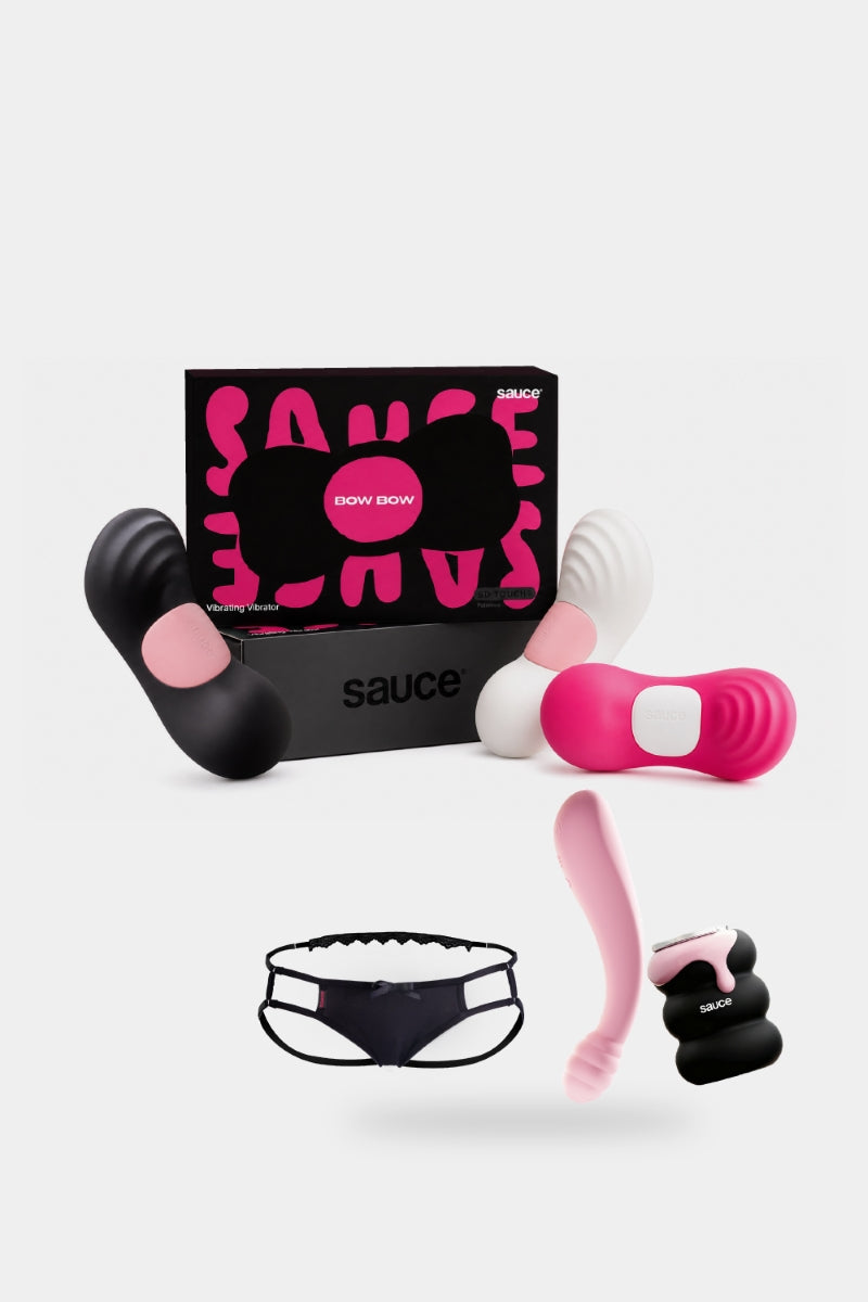 After Dark Bundle: couple's vibrator set with Bow Bow and Honey Dip