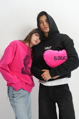 Saucy Bear Pink Sweater - sauce